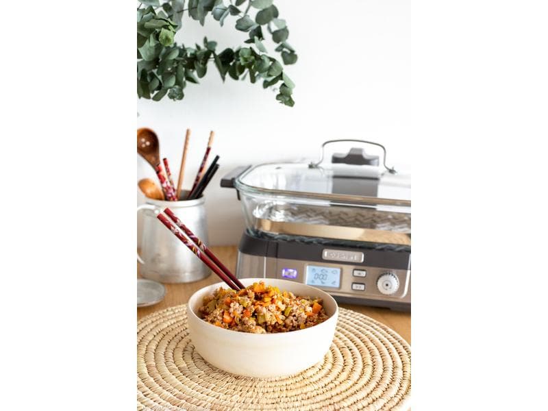 Cuisinart Dampfgarer Digital Steam Cooker Dampfgarer mit Kochtopf und Deckel aus widerstandsfähigem Glas