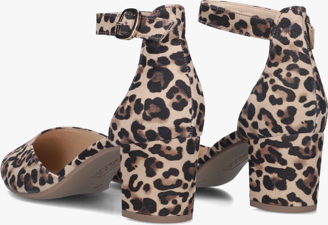 bruine gabor sandalen met hak 340