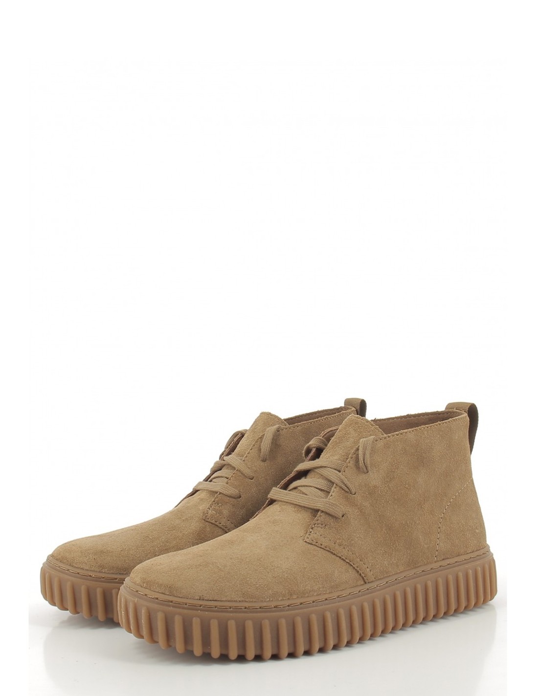clarks Derbies Homme Torhill DB Daim Cognac