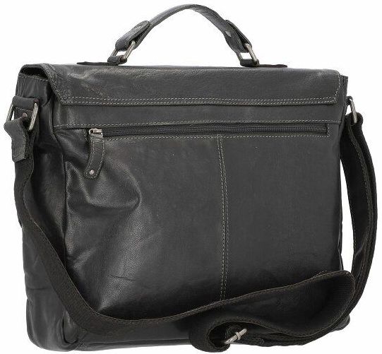 Pride & Soul - Laptoptas - Zwart - Leer - Gewatteerd 12 Inch Laptopvak