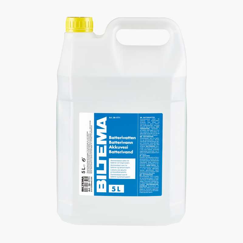 Demineralisert vann, 5 l