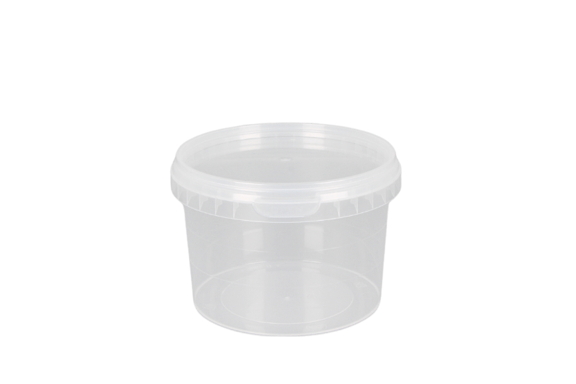 Verzegelbare verpakking rond PP 565cc + Deksel
