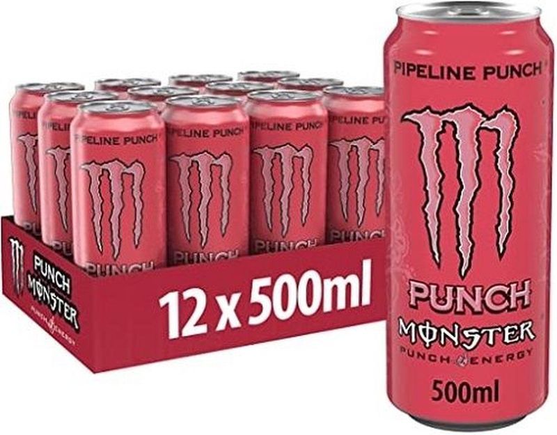 Monster - Pipeline Punch - Frisdrank - Tropische Vruchten - 12x 500ml