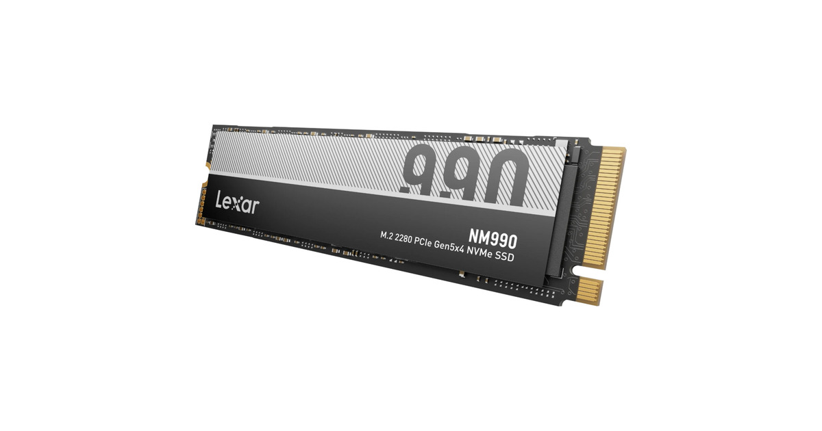 LexarNM990 2 TB SSD  (PCIe 5.0 x4, NVMe 1.4, M.2 2280)