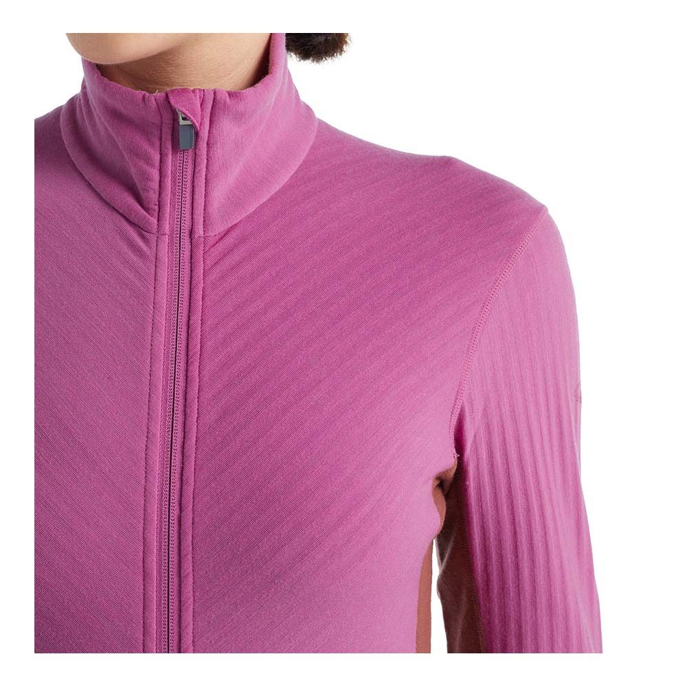 Icebreaker DESCENDER MERINO - Veste Femme cosmic/grape