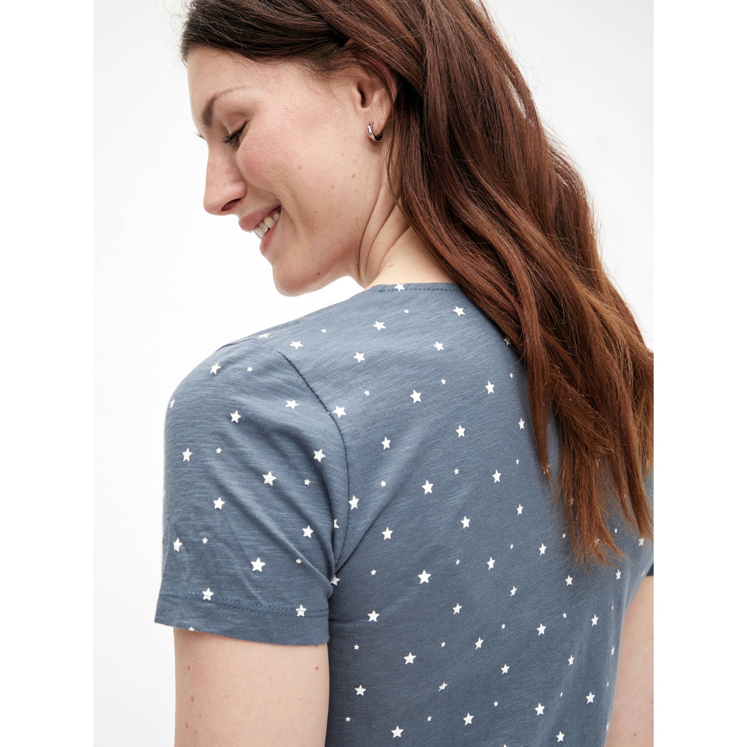 MAMALICIOUS® Umstands- und Still-Nachthemd Mira blau