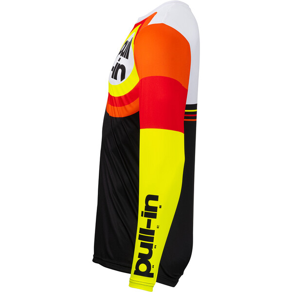 pull-in - Maillot Race - 2023 Noir / Blanc / Rouge / Jaune