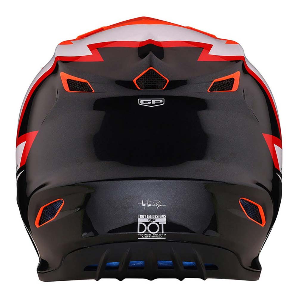 Troy Lee Designs - Casque GP Volt Gris / Orange / Noir
