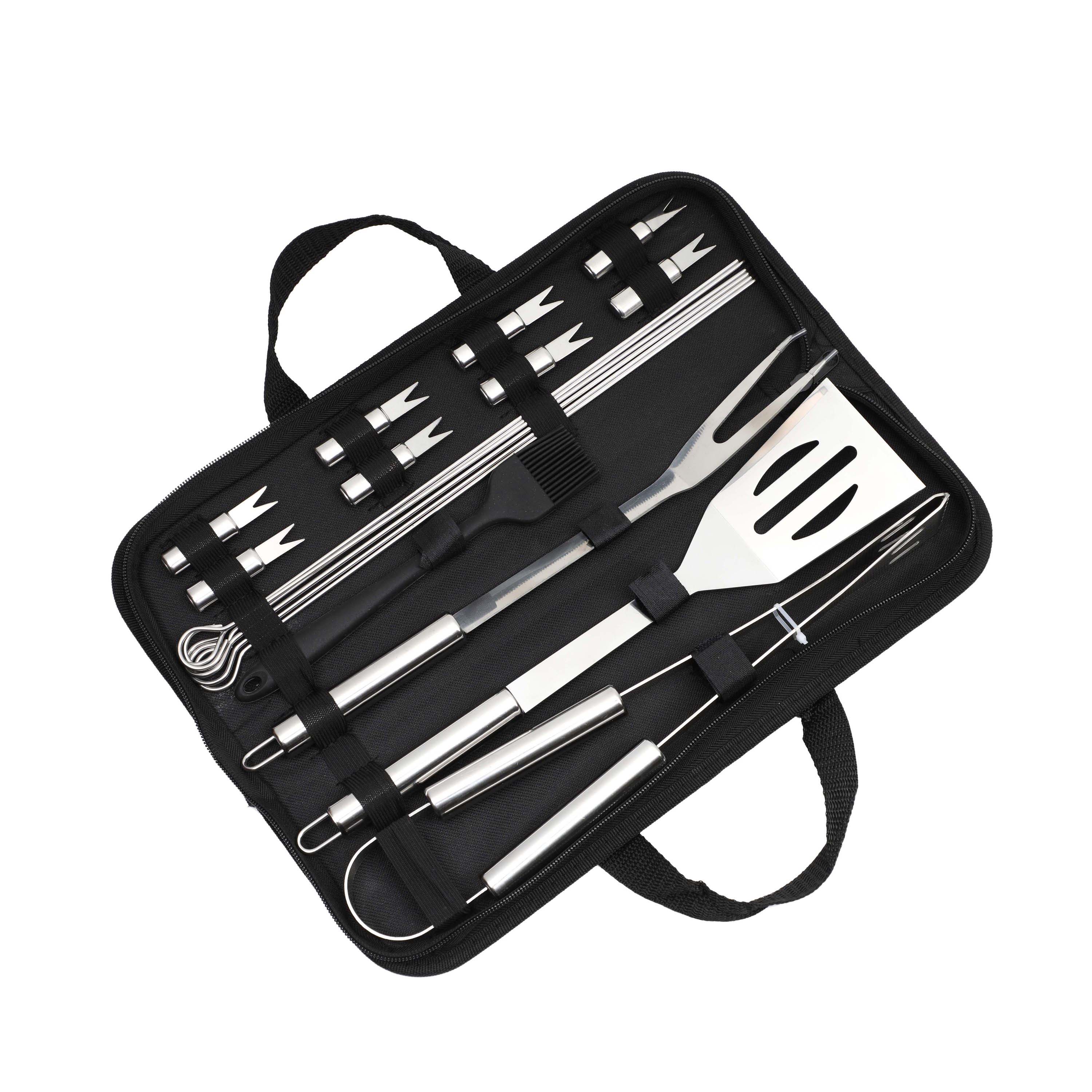 BBQ Grillbesteck Tasche 19-teilig