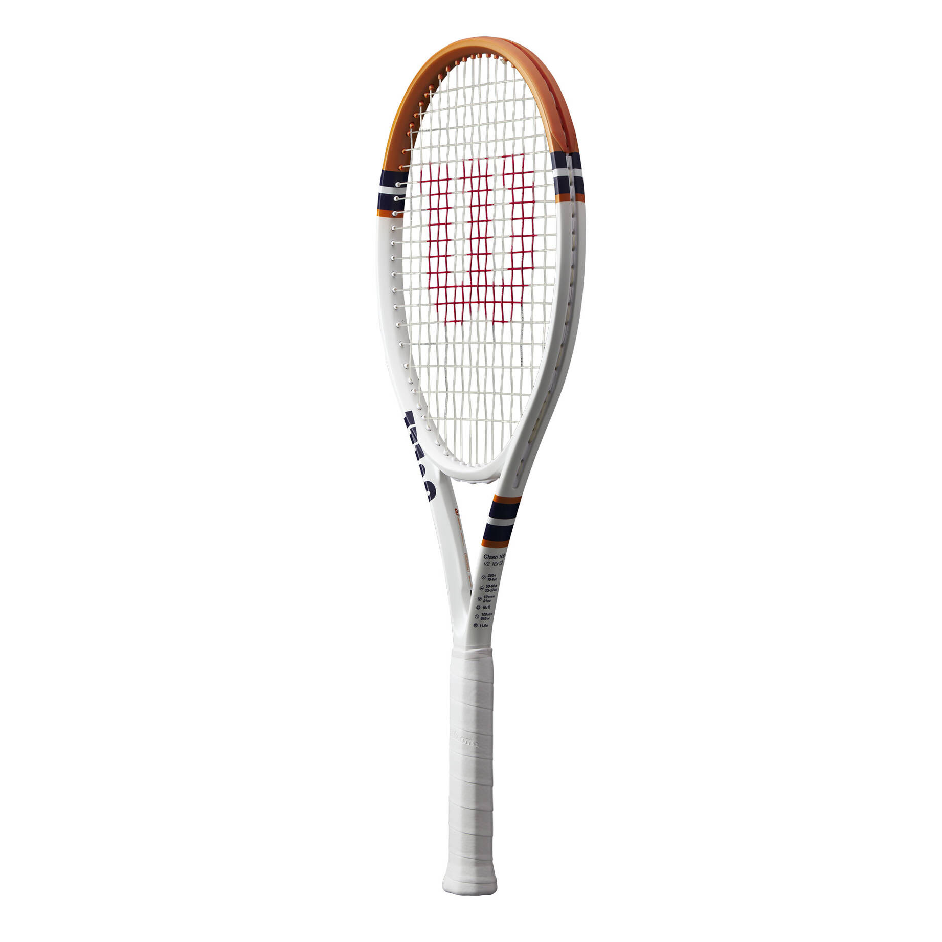 Wilson| Tennisschläger CLASH 100 V2 16 x 19 ROLAND GARROS