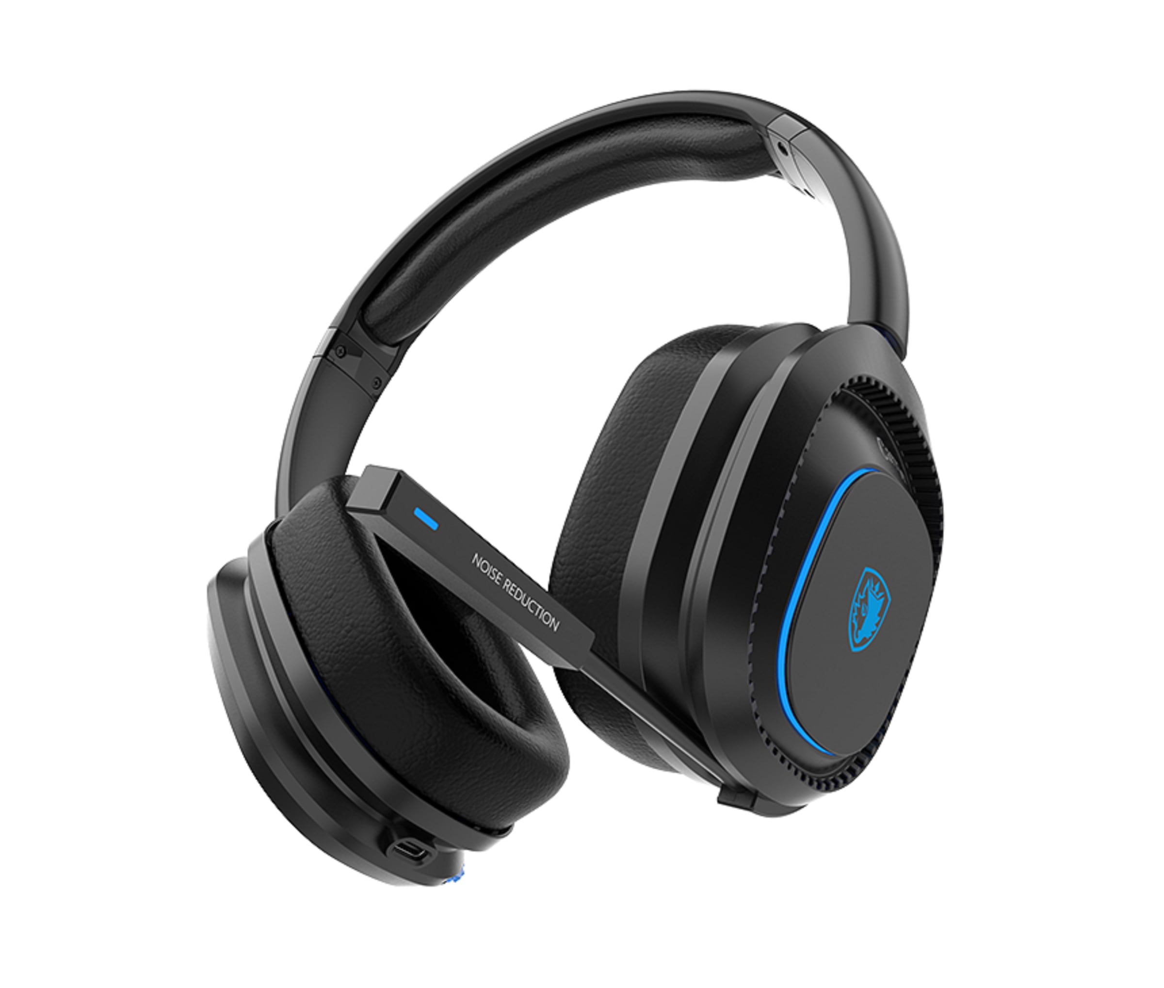 Sades Gaming-Headset »Carrier SA-203« Rauschunterdrückung kabellos, Stereo, Over Ear, Bluetooth 5.0, 2,4G, 3,5 mm