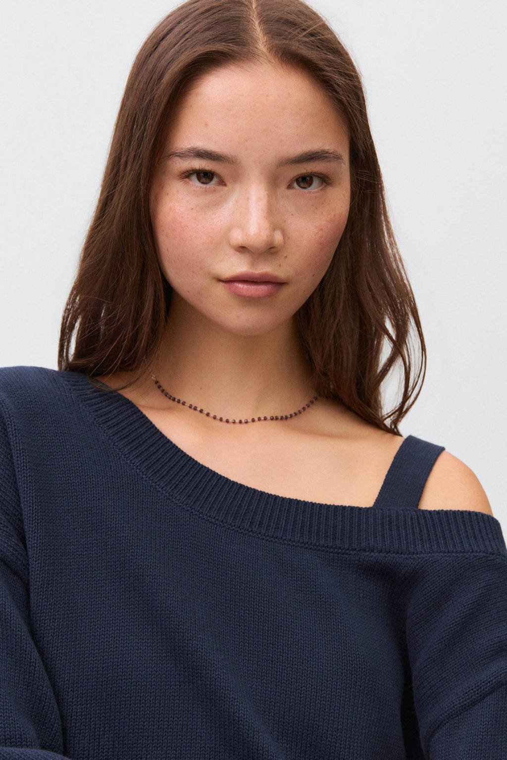 MANGO TEEN trui marine fijn gebreid
