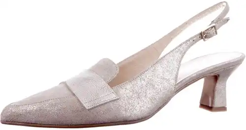 Roberto d'Angelo beige/goud combi Metz - maat 43 slingback beige/goud combi - maat 43 Calandschoen