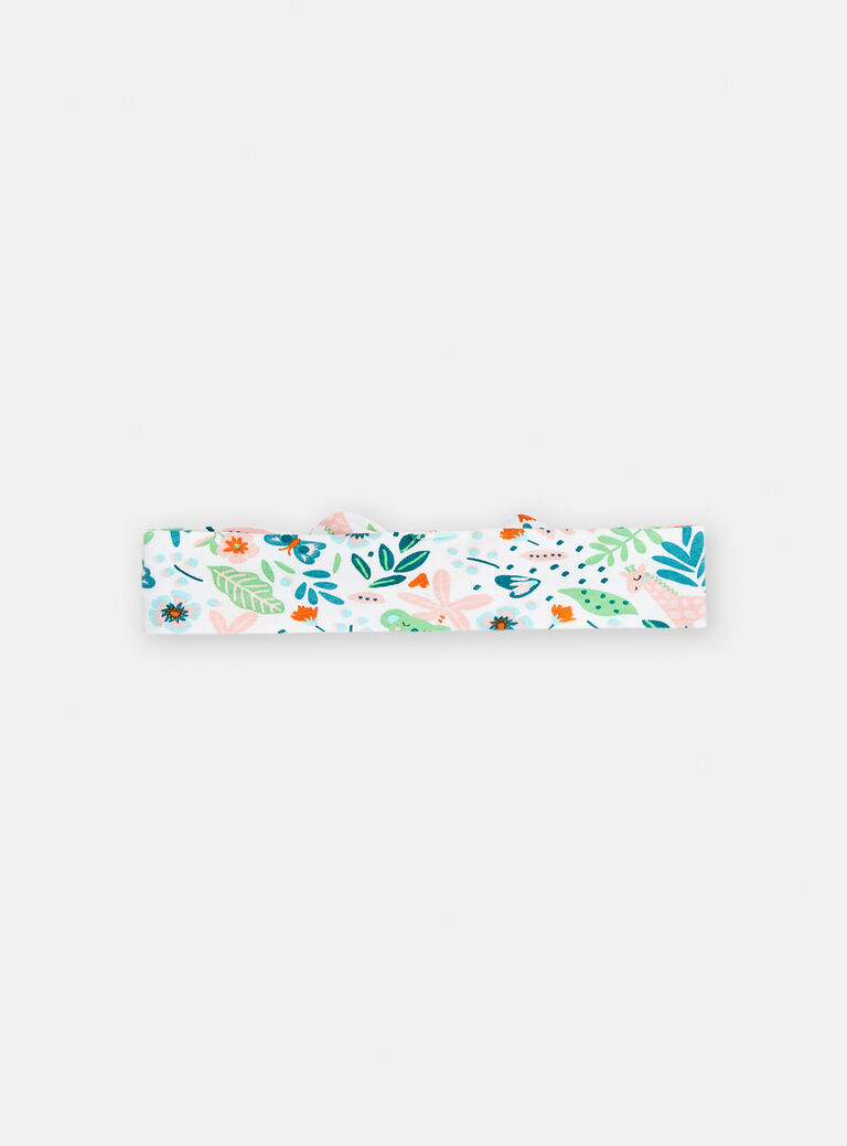 Bandeau à motif feuillage pour bébé fille