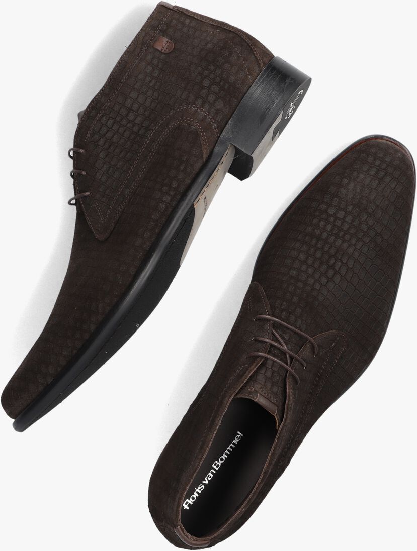 FLORIS VAN BOMMEL bruine floris van bommel veterschoenen sfm-50148