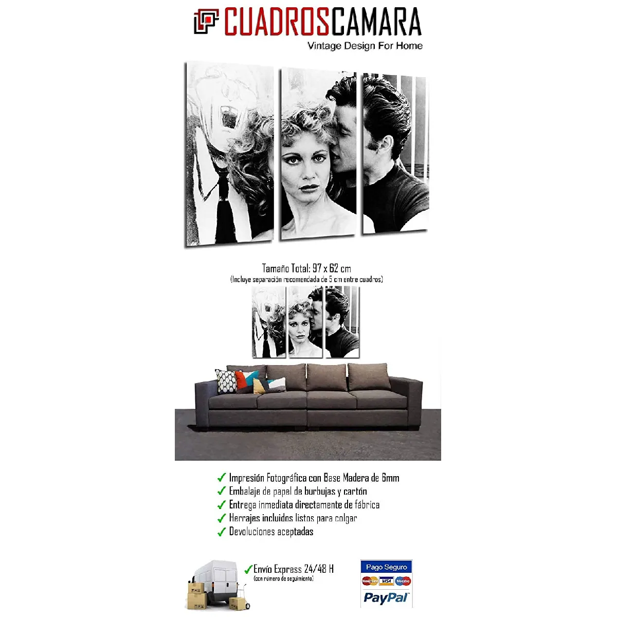 Cadre photo poster - Multicolore