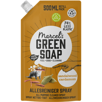Marcel's Green Soap Allesreiniger Spray Sandalwood Cardamom Refill Pack 500 ml