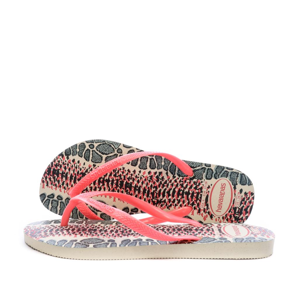 Havaianas Tongs Rose serpent Femme Havaianas Slim Animals