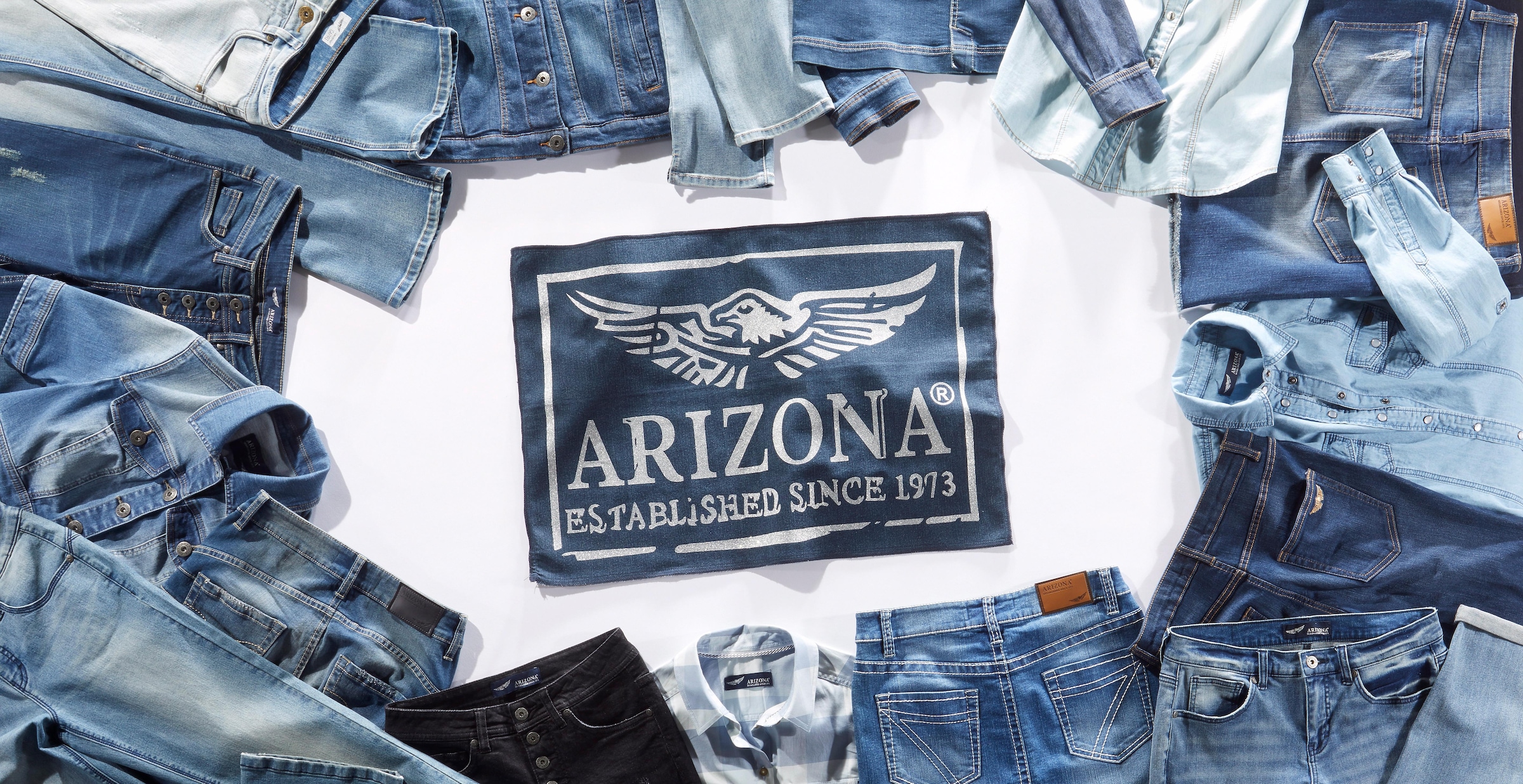 Arizona Bootcut-Jeans »Ultra-Stretch«, normale Passform,  Baby-Bootcut,  Used-Look-Waschung