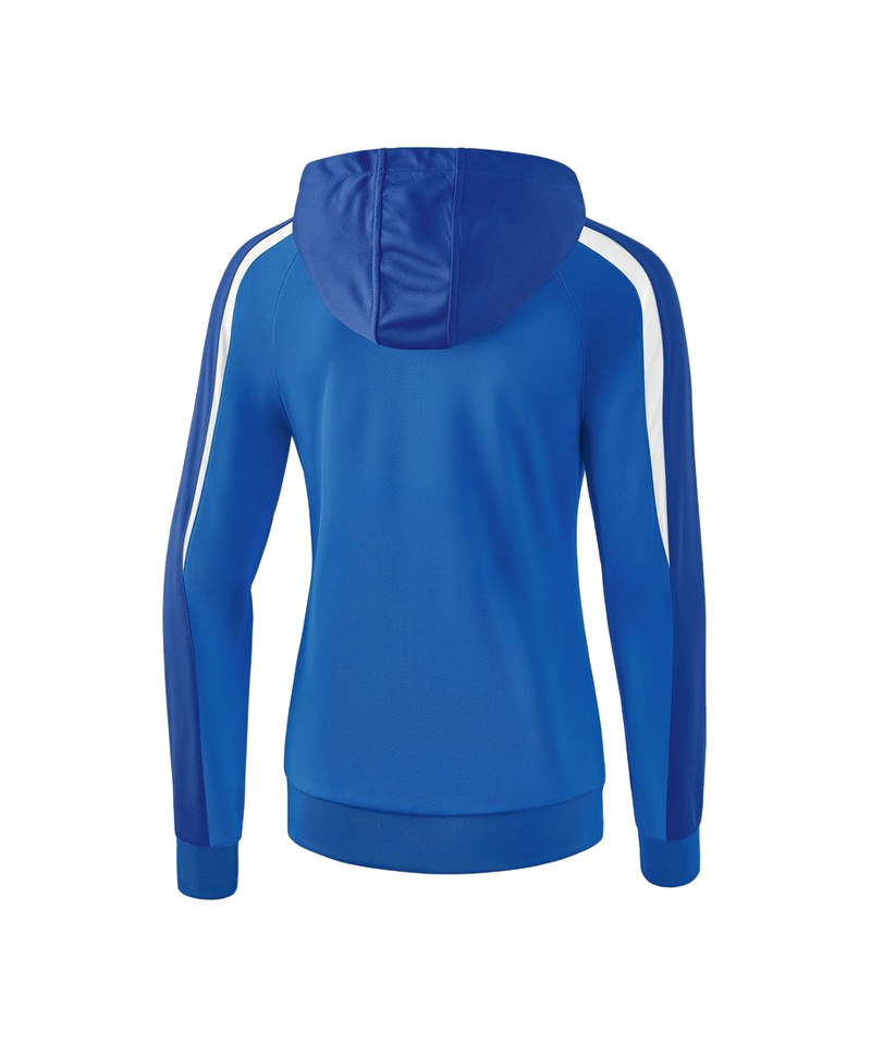 Erima Liga 2.0 Kapuzenjacke Damen Blau Weiss