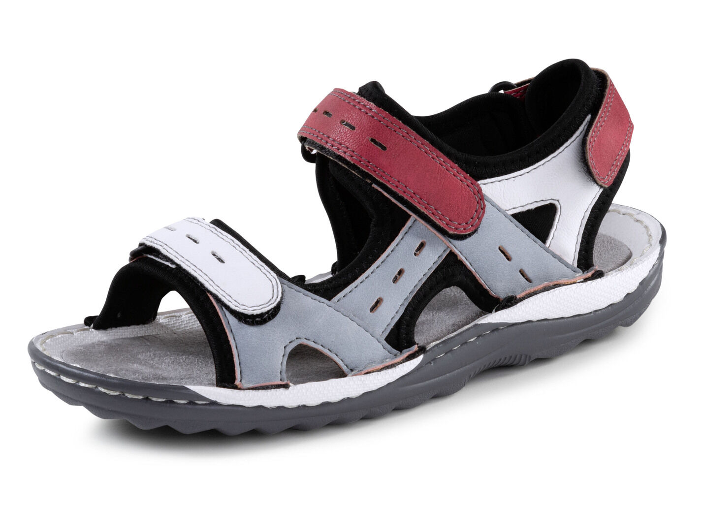 ELENA EDEN, sportliche Damen-Trekkingsandalen, Weite G, mit Klettverschluss