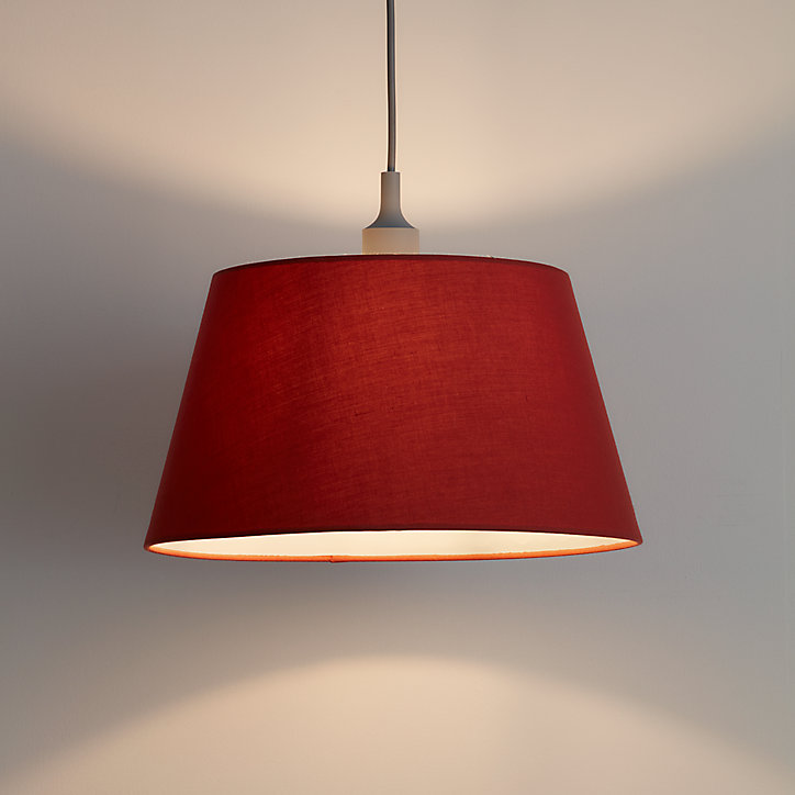 Abat-jour Lokombi Ø35cm GoodHome Rouge