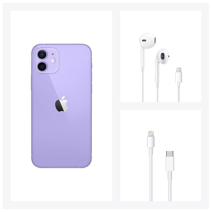 Apple iPhone 12 (Mauve) - 64 Go · Reconditionné