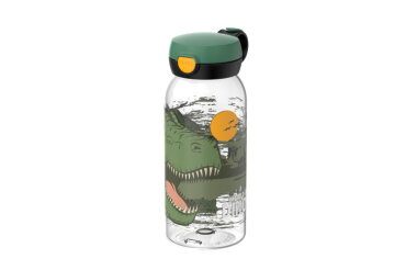Campus drinkfles met flipdop 600 ml - Dino