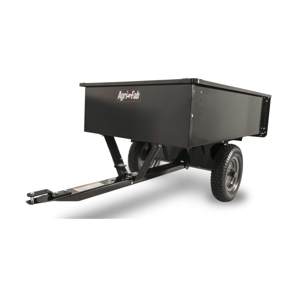 Agro-Fab Utility Tow derrière le chariot à benne basculante en acier, capacité de 750 livres