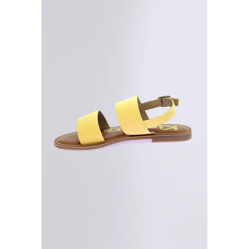 Kick diams Jaune SANDALES Cuir Femme