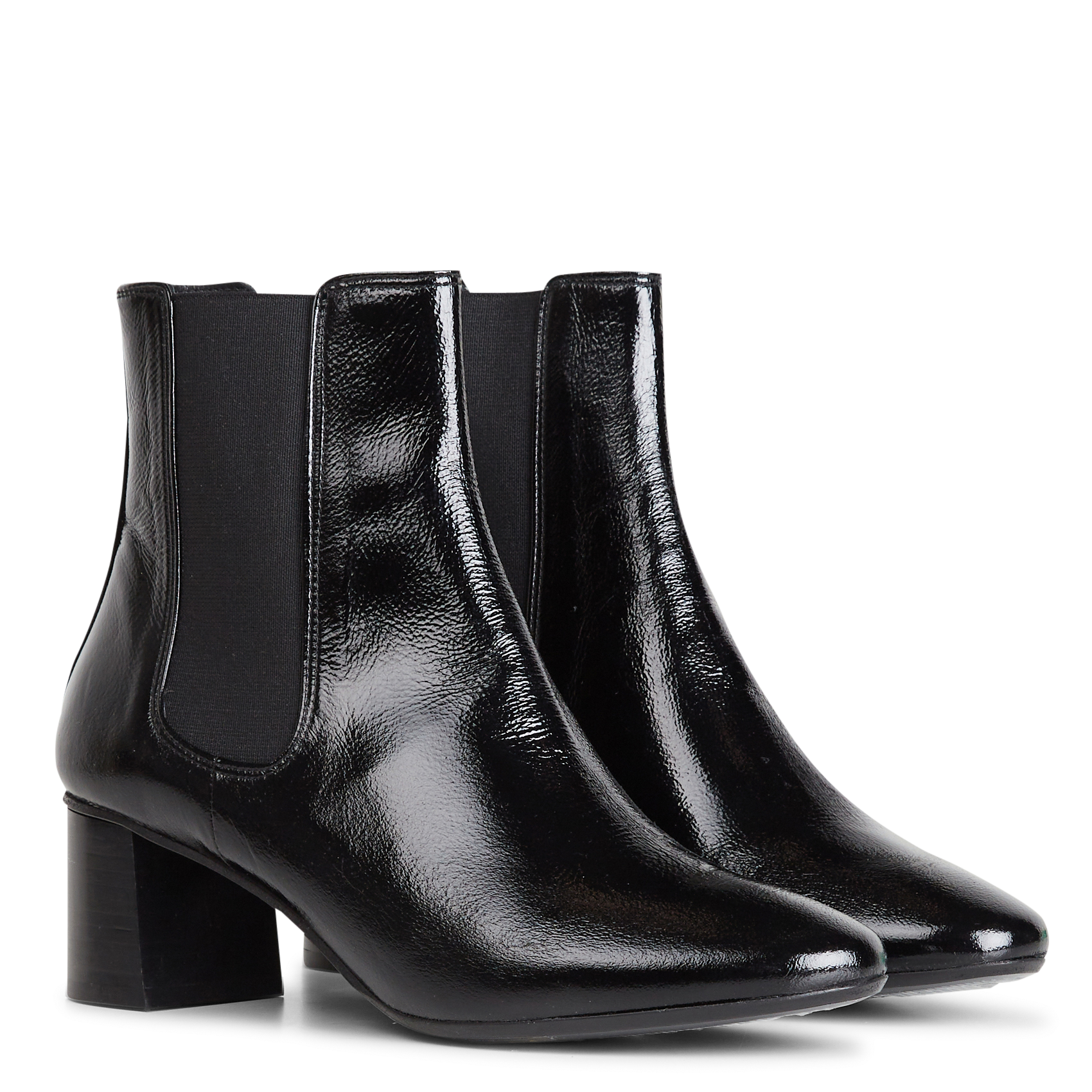 BOTTINES 402 - Bottines en cuir verni | Noir