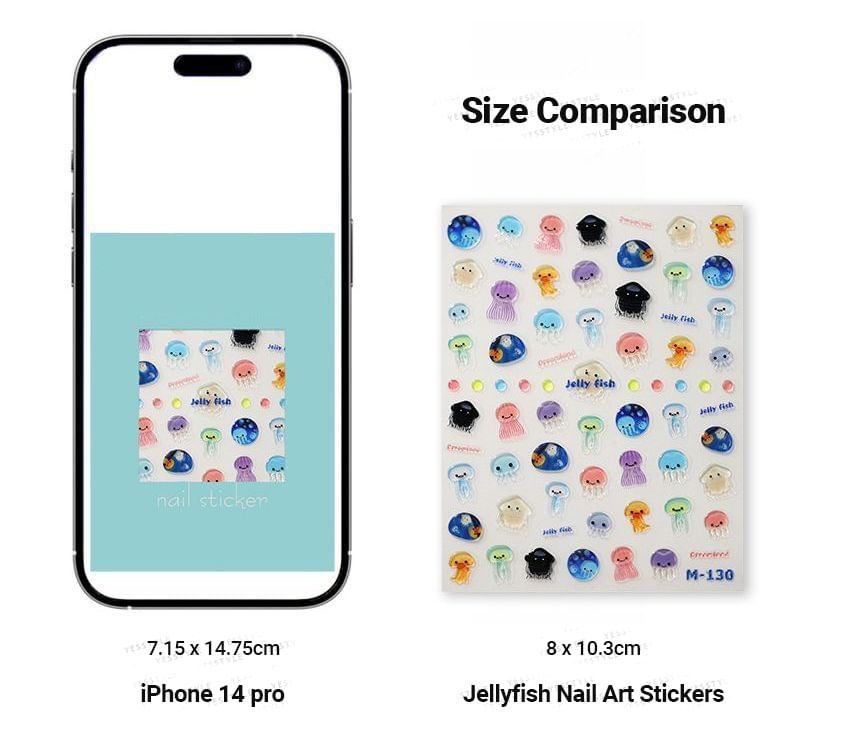 MAGICO - Kwallen Nail Art Stickers