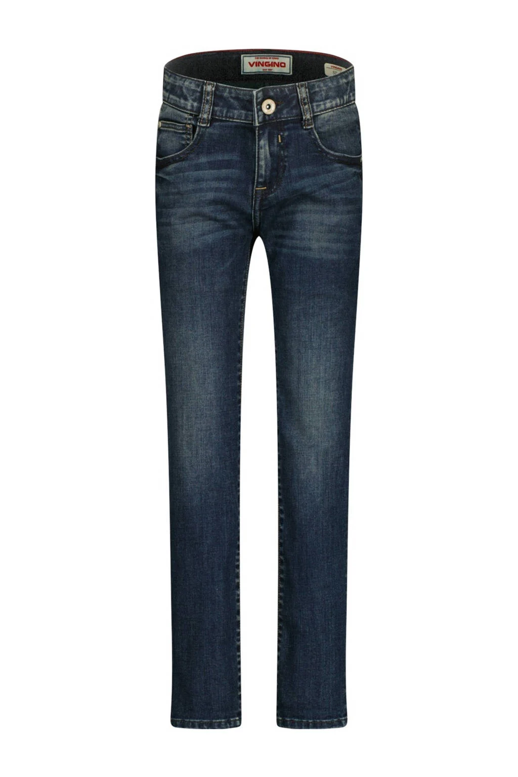 Vingino slim fit jeans dark blue denim