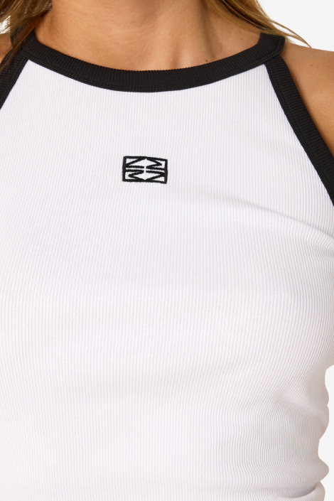 Noisy may witte dames top