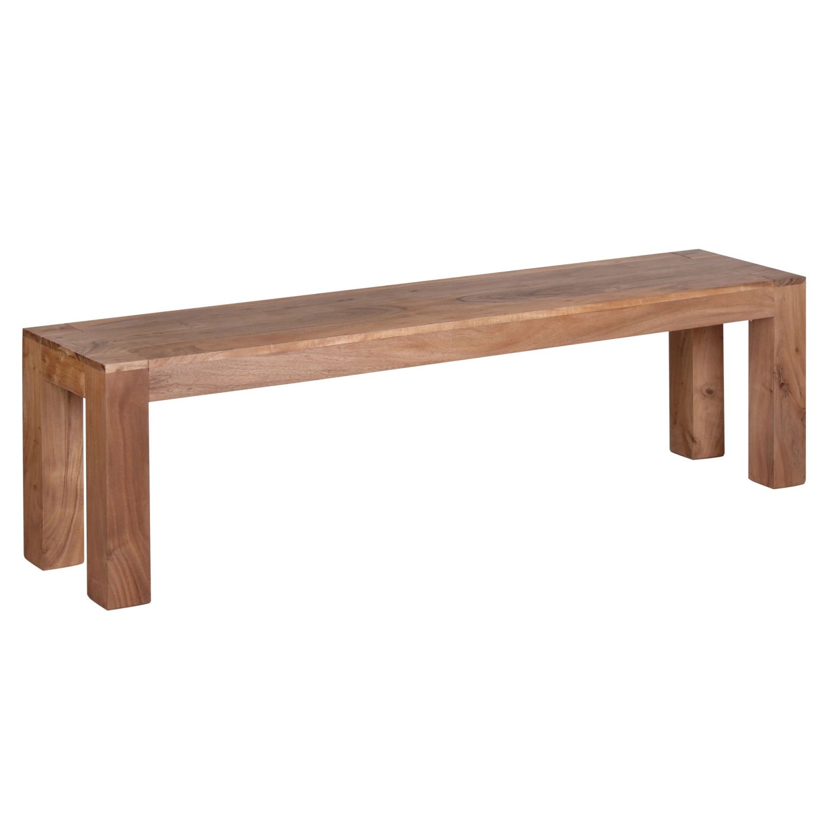 Sitzbank - Akazie Massivholz - 160 cm breit