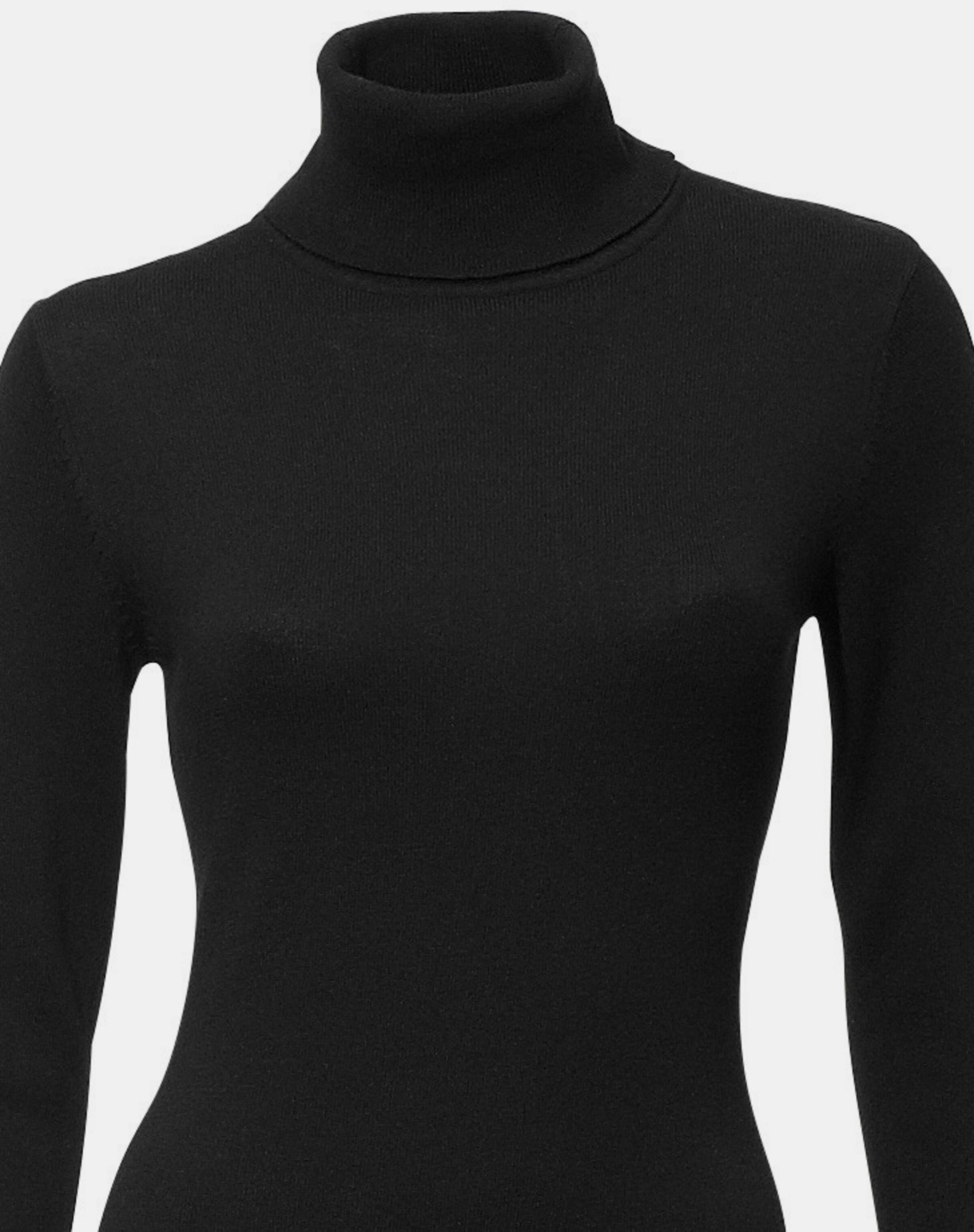 Rollkragen-Kleid