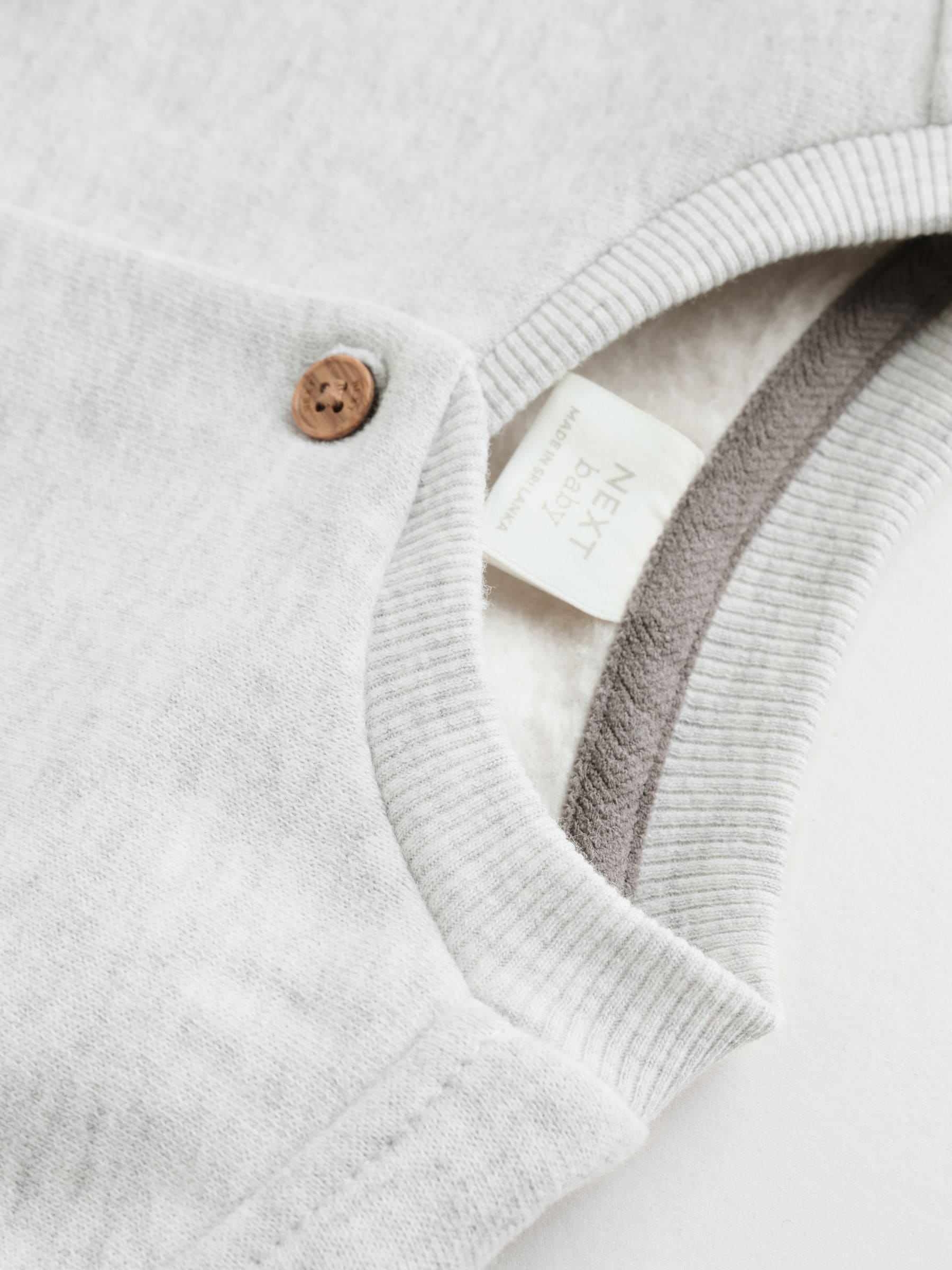Grijs geruit - Set van babysweatshirt en broek (0mnd -2jr)