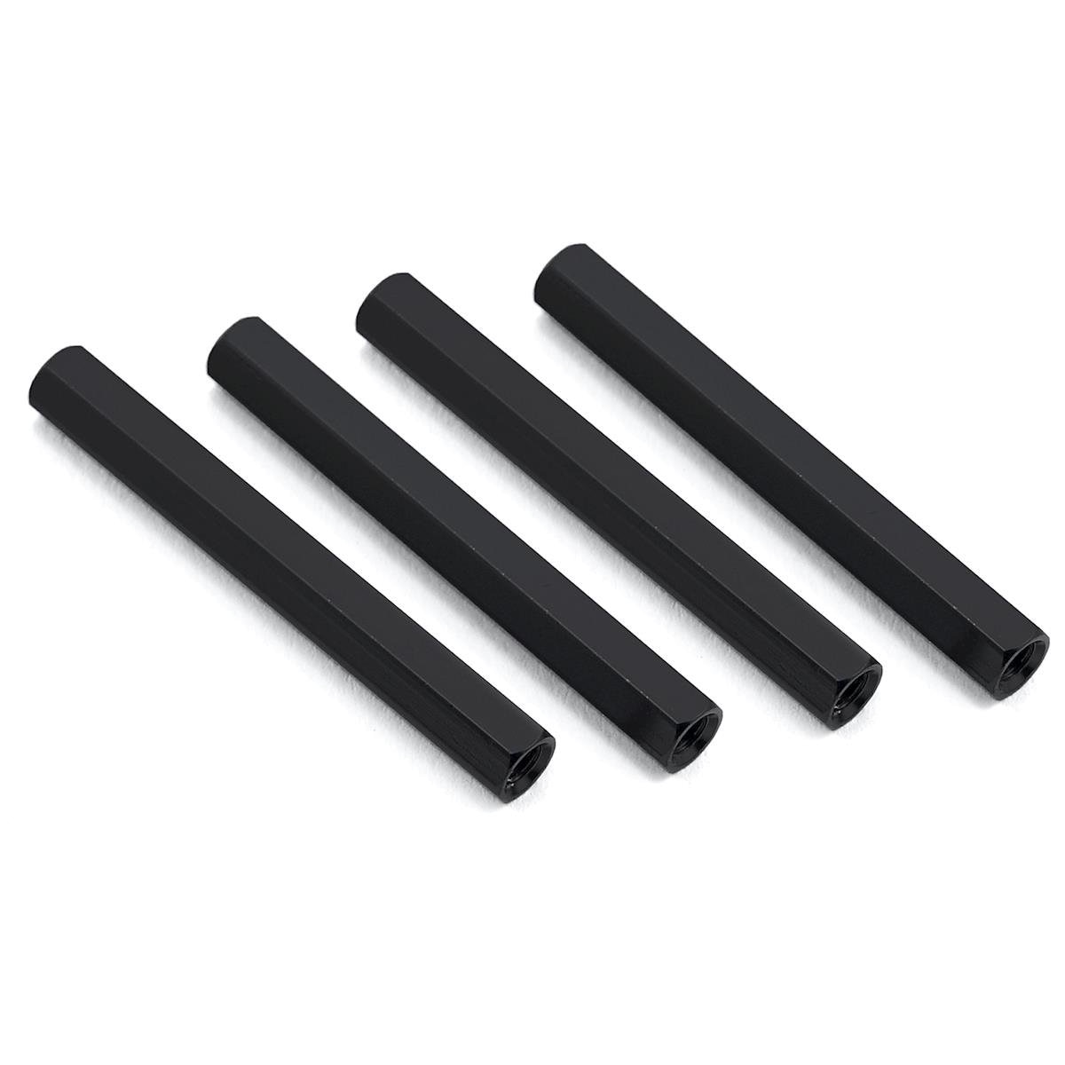HQProp M3 x 40mm Aluminum Hex Standoffs Black (4)