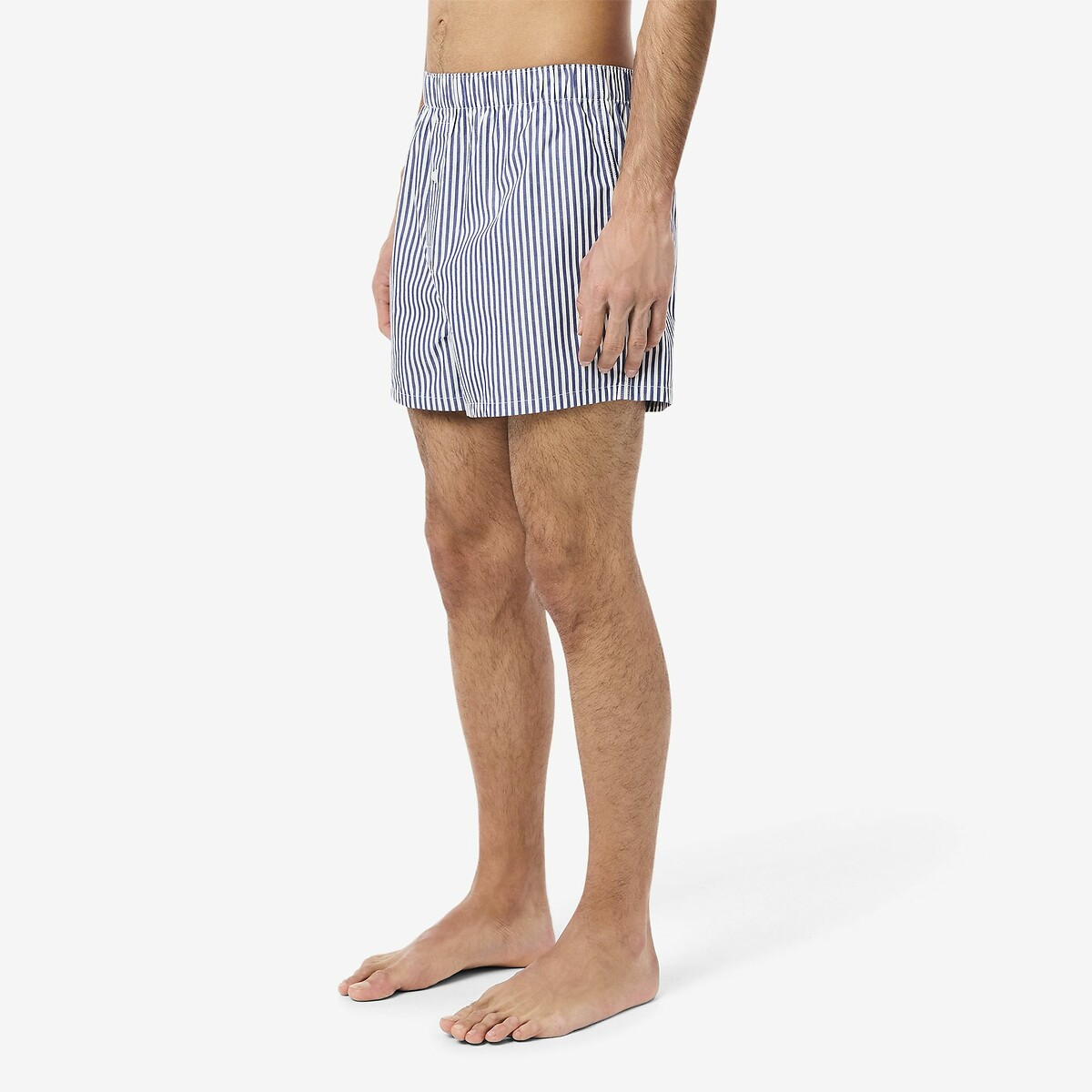 LACOSTE<br>Conjunto de 3 cuecas boxer listradas de algodão
