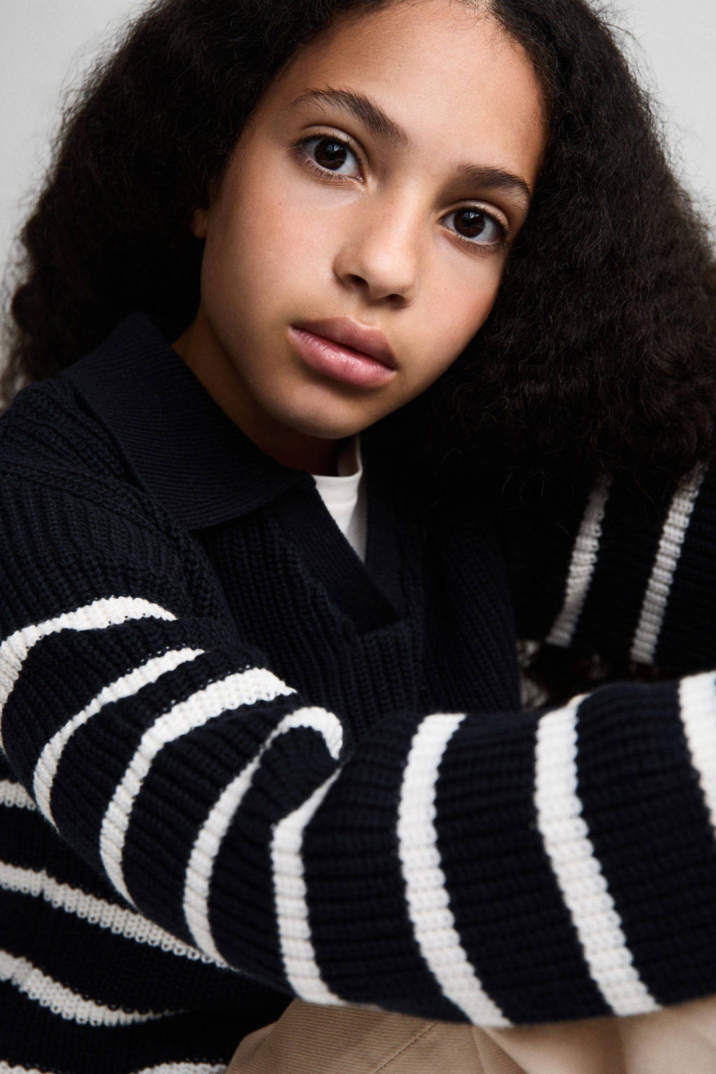 Mango Kids gebreide trui marine