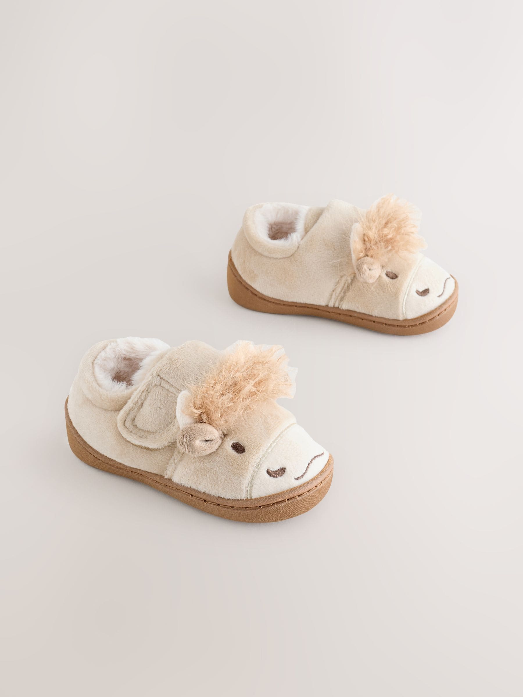 Neutraal - Hamish the Highland Cow Cupsole Slippers
