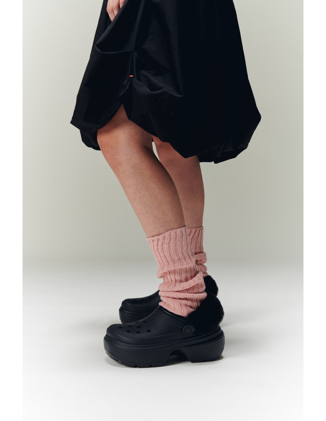 crocs Sabots stomp lined clog blk