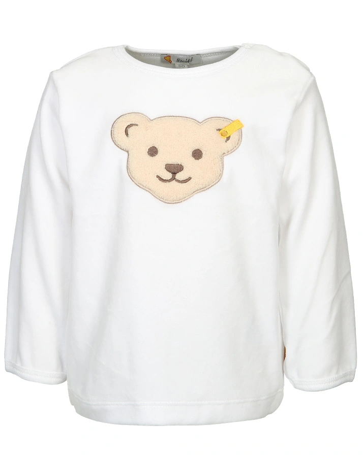 Nicki-Sweatshirt BASIC in weiß