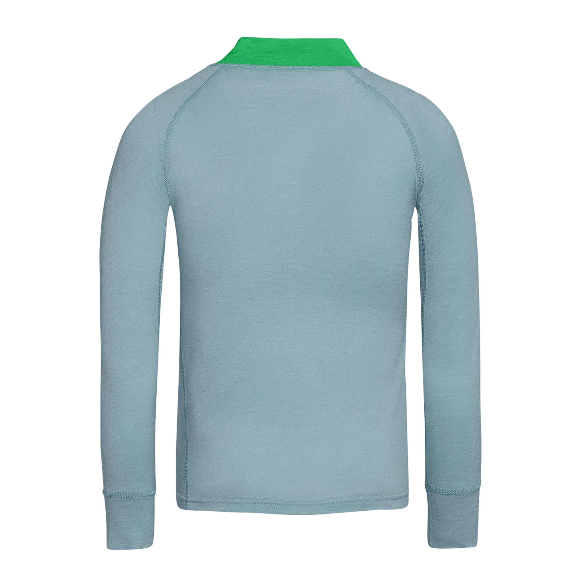 Langarmshirt  Half-Zip Ice Merino Honu Rasca blue / Rana green