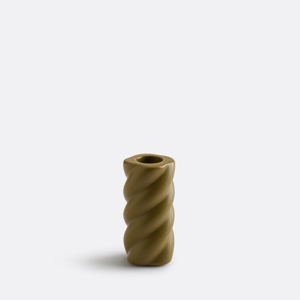 LA REDOUTE INTERIEURS<br>Castiçal torcido de cerâmica H9 cm Vavy