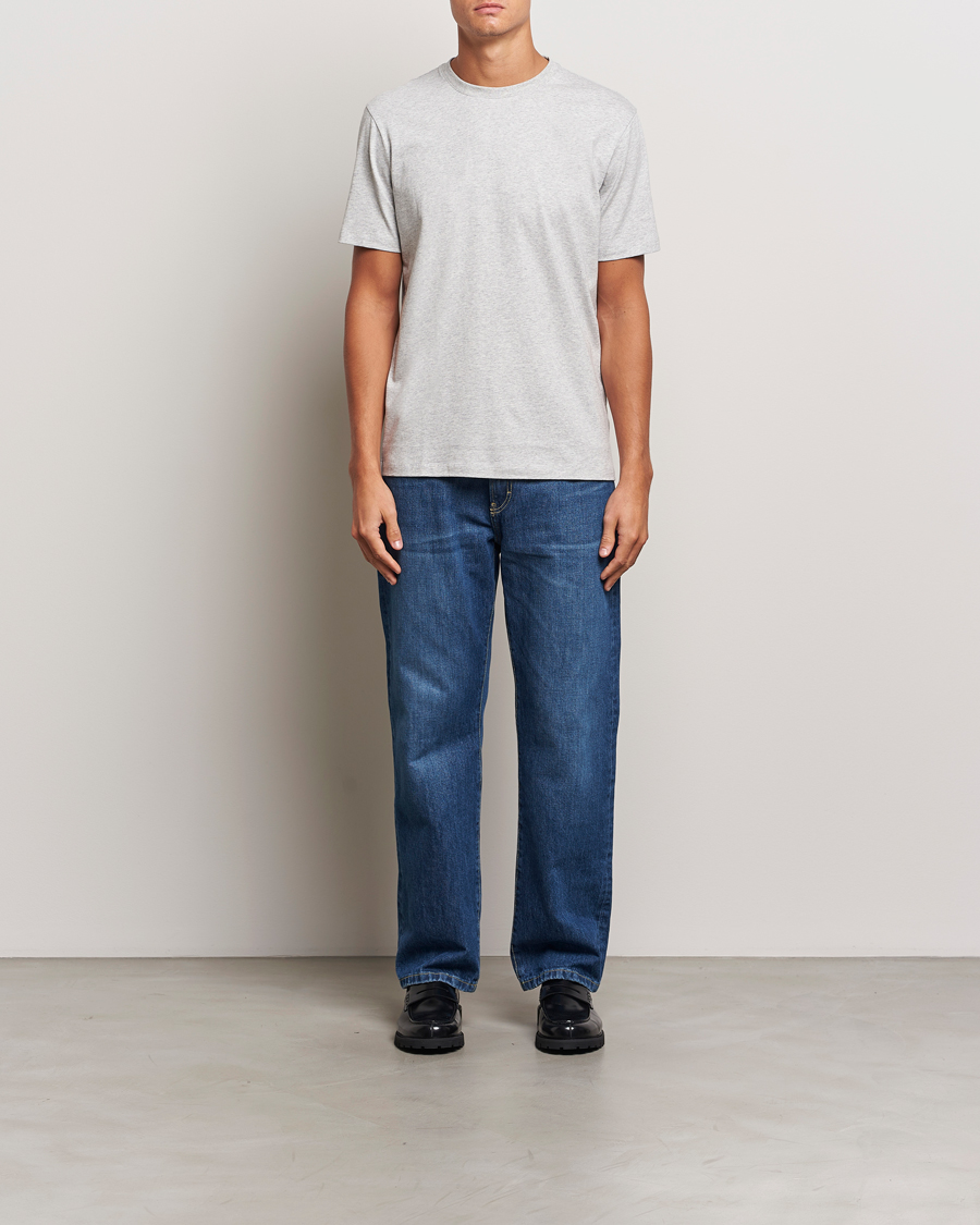 A Day's March Midweight T-Shirt Grey Melange