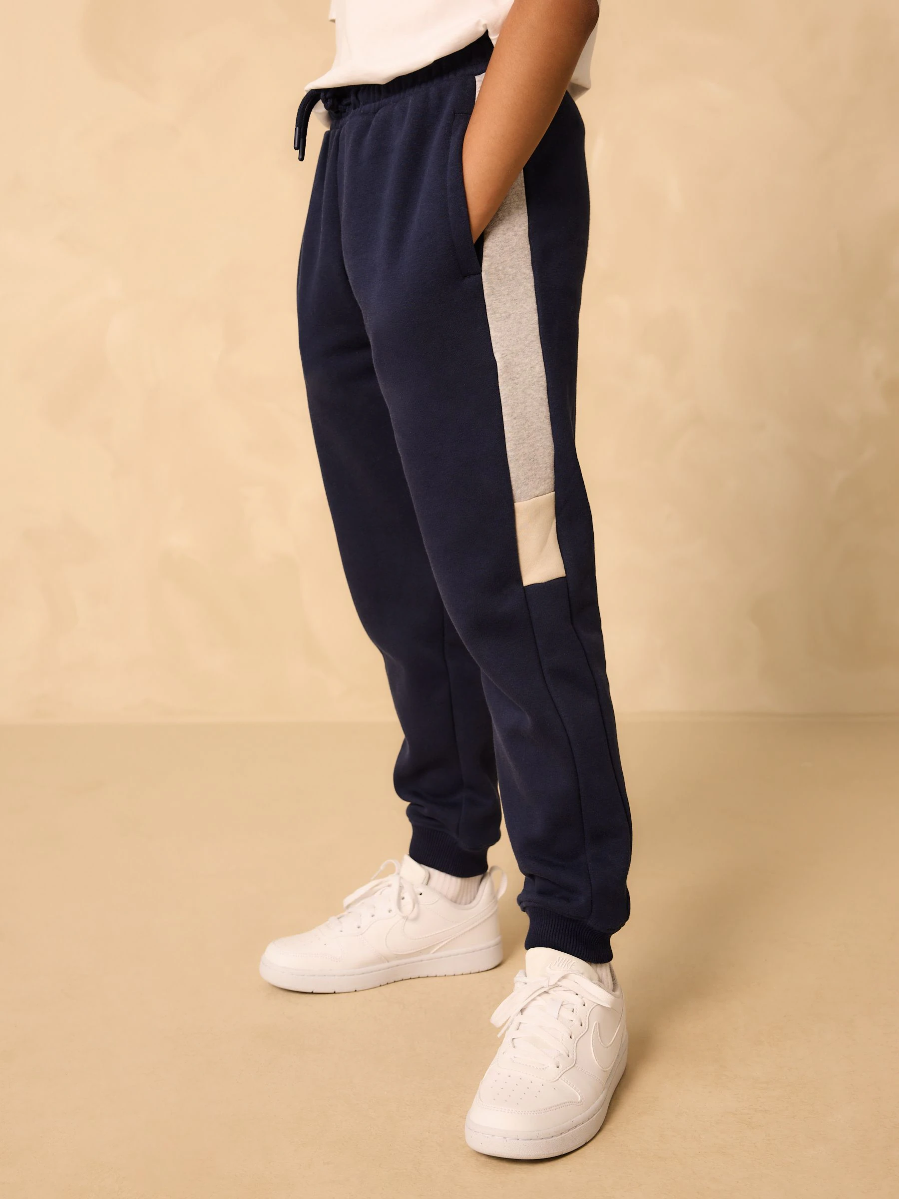 Grijs - Funnel Zip Neck Sweatshirt and Joggers Set