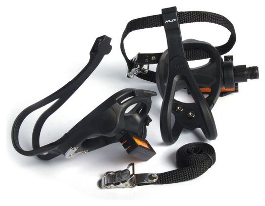 Paire de Pédales à Courroies XLC PD-R01 Noir