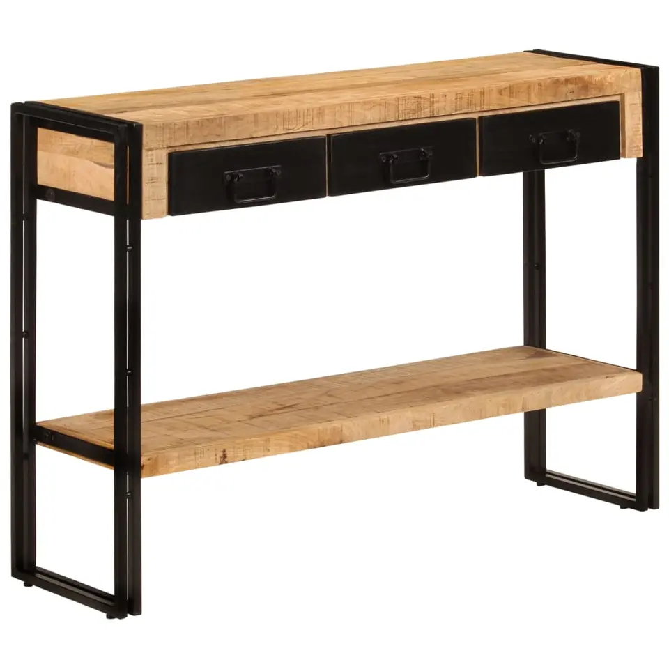vidaXL - Wandtafel - Zwart - Hout