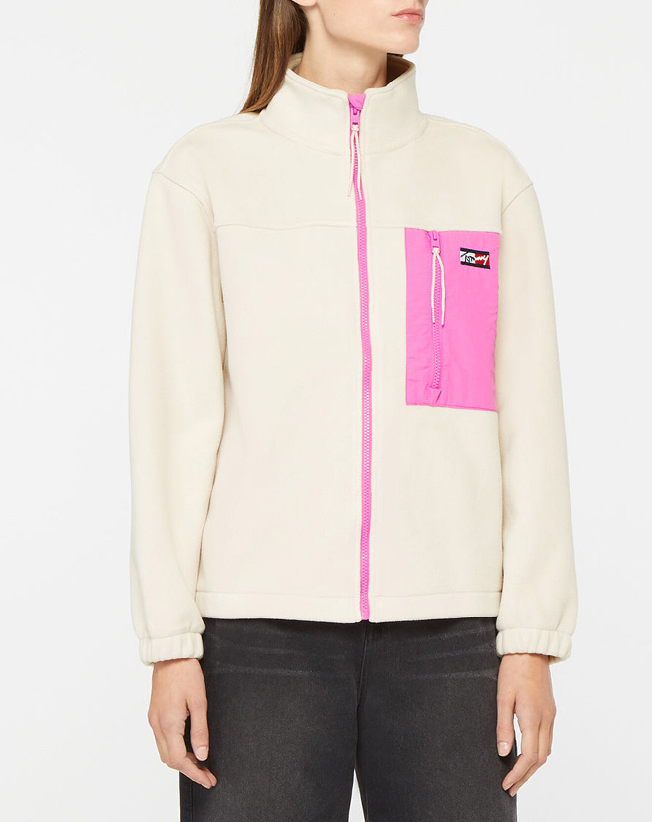 Tommy Jeans Veste Polaire beige/rose
